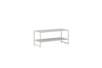 Sidebord Staal - Beige, 102x43x45 - Møbler - Bord - Avlastningsbord & sidobord - Lampebord & sidebord