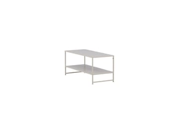 Sidebord Staal - Beige, 102x43x45 - Møbler - Bord - Avlastningsbord & sidobord - Lampebord & sidebord