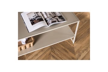 Sidebord Staal - Beige, 102x43x45 - Møbler - Bord - Avlastningsbord & sidobord - Lampebord & sidebord