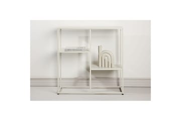 Sidebord Staal - Beige, 26x80x80 - Møbler - Bord - Avlastningsbord & sidobord - Lampebord & sidebord