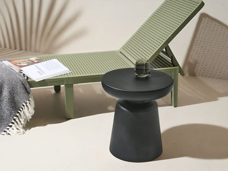 Sidebord Tofet - Svart - Hagemøbler & utemiljø - Hagebord - Sidebord utendørs