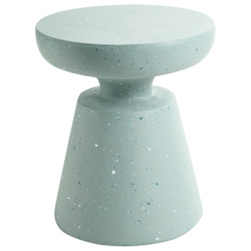 Sidebord utendørs Mincio 45 cm terrazzoeffekt - Grønn - Hagemøbler & utemiljø - Hagebord - Sidebord utendørs