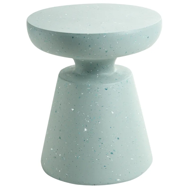 Sidebord utendørs Mincio 45 cm terrazzoeffekt, Grønn