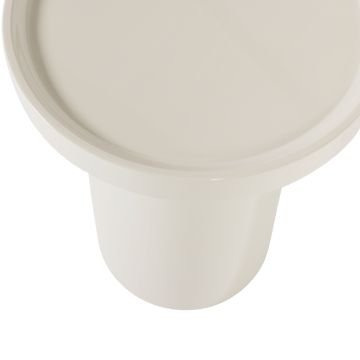 Sidebord Veluna 40 cm rundt - Sand - Møbler - Bord - Avlastningsbord & sidobord - Lampebord & sidebord