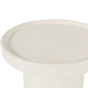 Sidebord Veluna 40 cm rundt - Sand - Møbler - Bord - Avlastningsbord & sidobord - Lampebord & sidebord