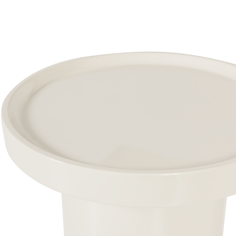 Sidebord Veluna 40 cm rundt - Sand - Møbler - Bord - Avlastningsbord & sidobord - Lampebord & sidebord