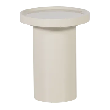 Sidebord Veluna 40 cm rundt - Sand - Møbler - Bord - Avlastningsbord & sidobord - Brettbord og småbord