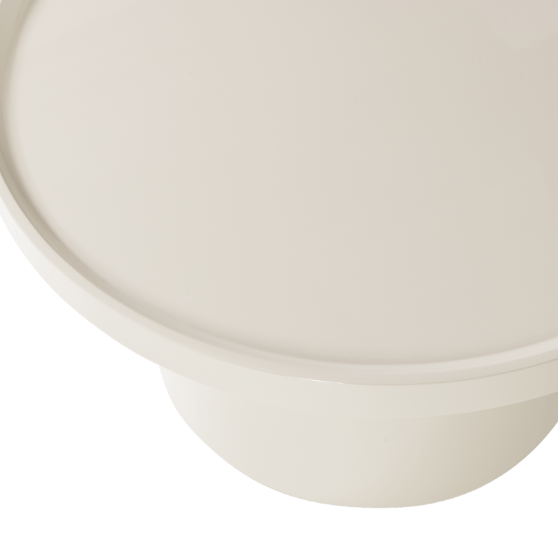 Sidebord Veluna 70 cm rundt - Sand - Møbler - Bord - Avlastningsbord & sidobord - Lampebord & sidebord