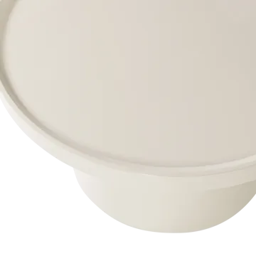 Sidebord Veluna 70 cm rundt - Sand - Møbler - Bord - Avlastningsbord & sidobord - Brettbord og småbord