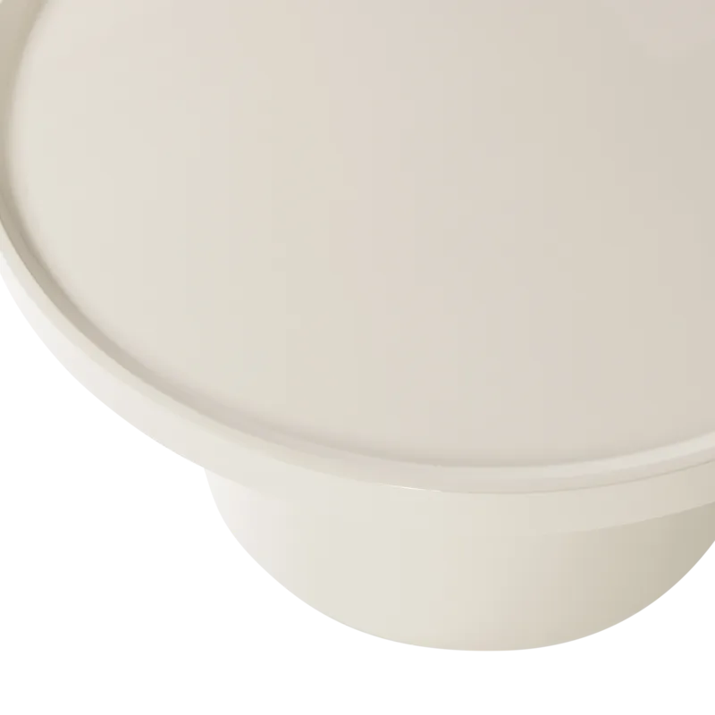Sidebord Veluna 70 cm rundt - Sand - Møbler - Bord - Avlastningsbord & sidobord - Brettbord og småbord