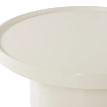 Sidebord Veluna 70 cm rundt - Sand - Møbler - Bord - Avlastningsbord & sidobord - Brettbord og småbord
