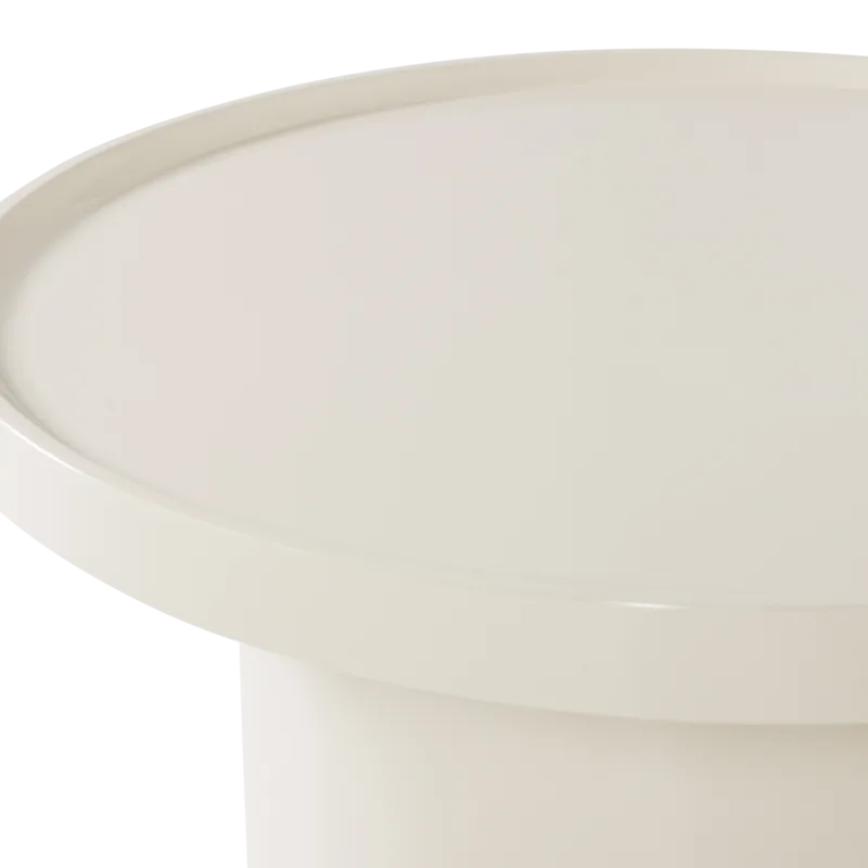 Sidebord Veluna 70 cm rundt - Sand - Møbler - Bord - Avlastningsbord & sidobord - Brettbord og småbord