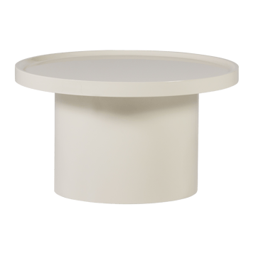 Sidebord Veluna 70 cm rundt - Sand - Møbler - Bord - Avlastningsbord & sidobord - Lampebord & sidebord