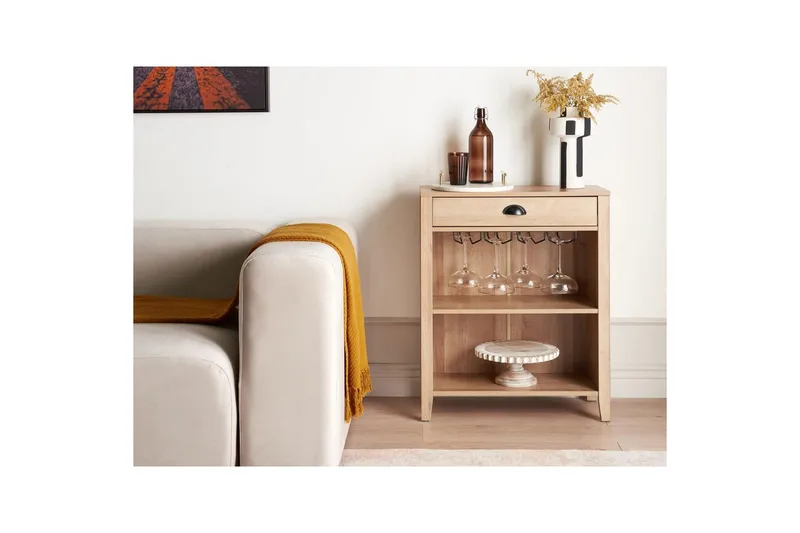 Sidebord Walkerston Lyst tre - Lyst tre - Møbler - Bord - Avlastningsbord & sidobord - Lampebord & sidebord
