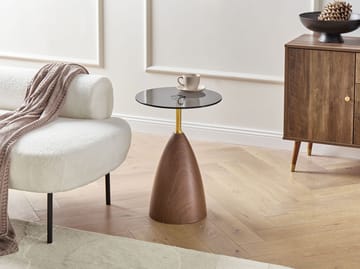 Sidebord Wallis - Brun, svart - Møbler - Bord - Avlastningsbord & sidobord - Brettbord og småbord