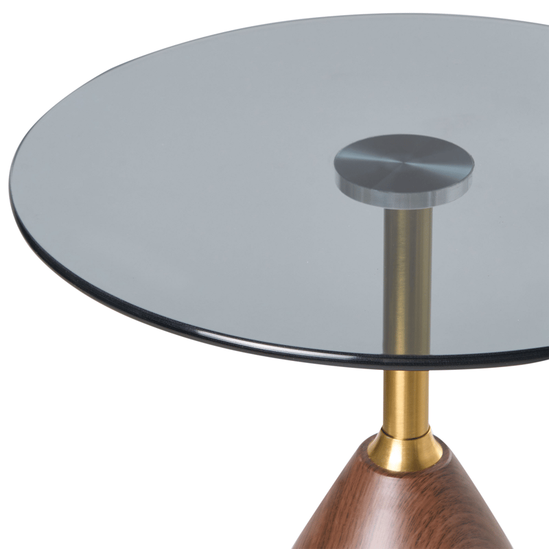 Sidebord Wallis - Brun, svart - Møbler - Bord - Avlastningsbord & sidobord - Brettbord og småbord