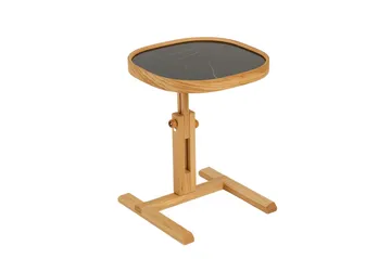 Sidebord Wallxpert Opus Kare (42 x 43 x 42 cm) Eik Svart Marmor - Eik og svart marmor - Møbler - Bord - Avlastningsbord & sidobord - Brettbord og småbord