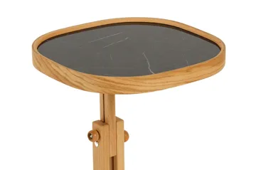 Sidebord Wallxpert Opus Kare (42 x 43 x 42 cm) Eik Svart Marmor - Eik og svart marmor - Møbler - Bord - Avlastningsbord & sidobord - Brettbord og småbord