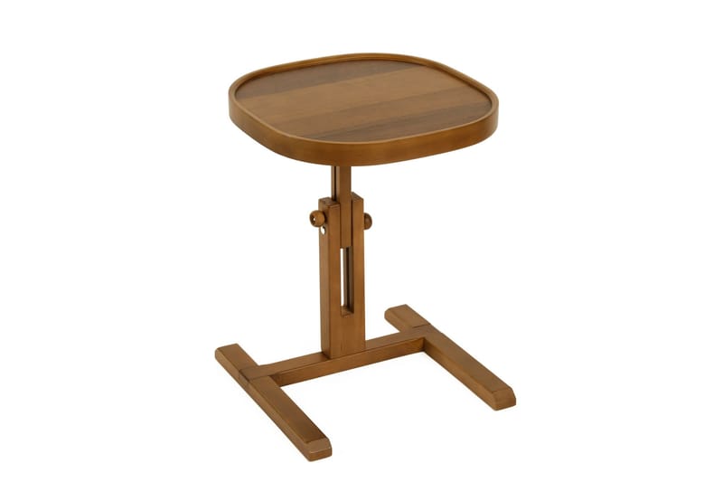 Sidebord Wallxpert Opus Kare (42 x 43 x 42 cm) Valnøtt - Valnøtt - Møbler - Bord - Avlastningsbord & sidobord - Brettbord og småbord