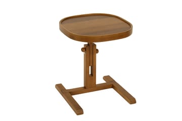 Sidebord Wallxpert Opus Kare (42 x 43 x 42 cm) Valnøtt - Valnøtt - Møbler - Bord - Avlastningsbord & sidobord - Brettbord og småbord