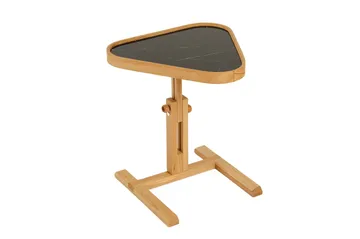 Sidebord Wallxpert Opus Ucgen (46 x 43 x 46 cm) Eik Svart Marmor - Eik og svart marmor - Møbler - Bord - Avlastningsbord & sidobord - Brettbord og småbord