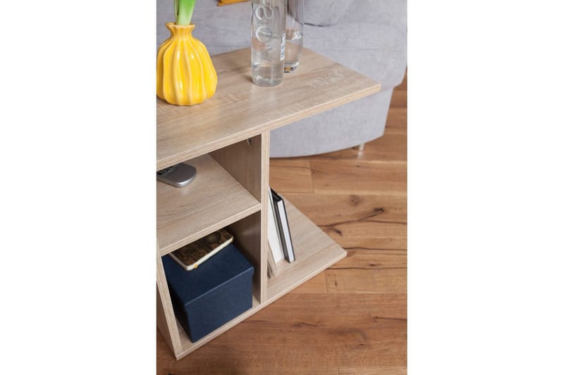 Sidebord Wohnling foliert sponplate 50 cm, moderne loftstil Sonoma - Sonoma - Møbler - Bord - Avlastningsbord & sidobord - Brettbord og småbord