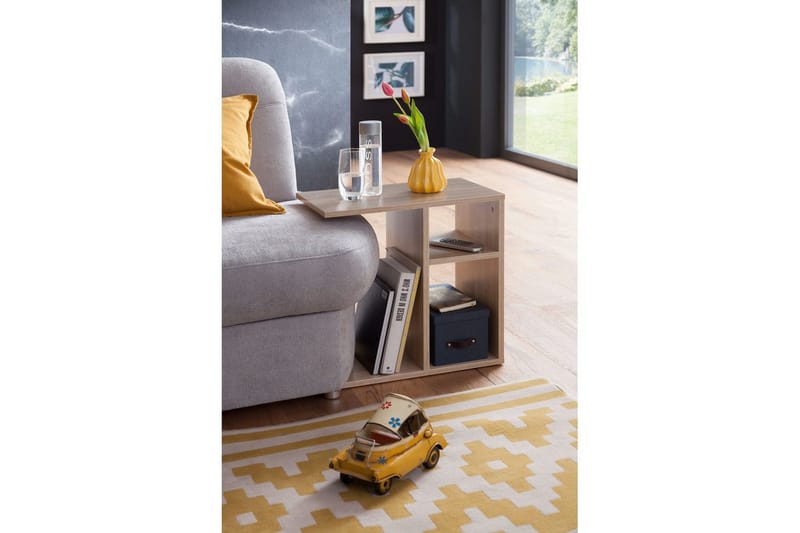 Sidebord Wohnling foliert sponplate 50 cm, moderne loftstil Sonoma - Sonoma - Møbler - Bord - Avlastningsbord & sidobord - Brettbord og småbord