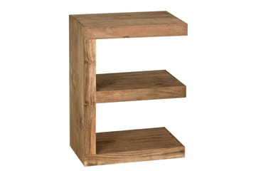 Sidebord Wohnling Heltre, E kube, landlig stil Akasie - Akasie - Møbler - Bord - Avlastningsbord & sidobord - Lampebord & sidebord