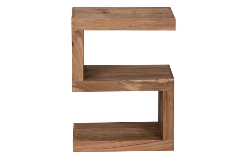 Sidebord Wohnling Heltre, S kube, landlig stil Akasie - Akasie - Møbler - Bord - Avlastningsbord & sidobord - Lampebord & sidebord