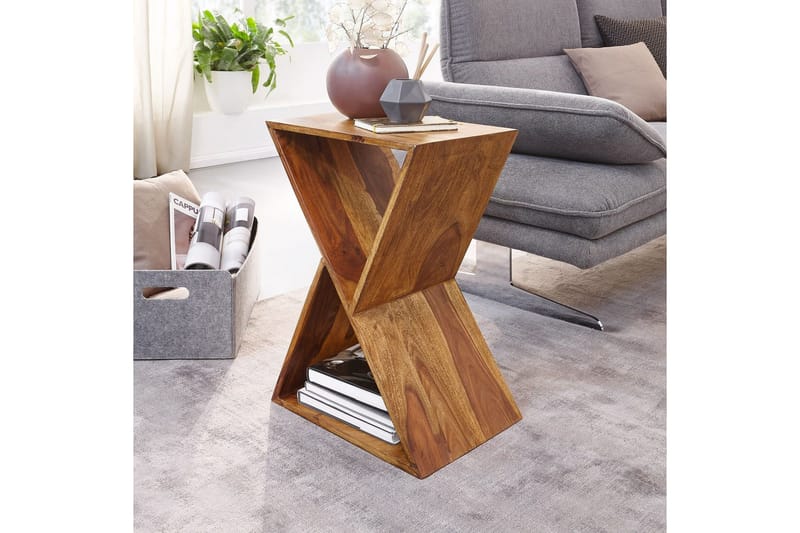 Sidebord Wohnling Heltre X-form med lagringsplass landstil - Møbler - Bord - Avlastningsbord & sidobord - Lampebord & sidebord