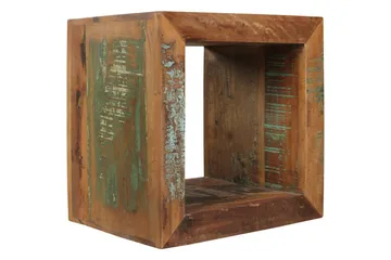 Sidebord Wohnling Massivt resirkulert treverk Kolkutta kube industriell - Møbler - Bord - Avlastningsbord & sidobord - Lampebord & sidebord