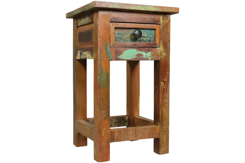 Sidebord Wohnling Massivt resirkulert treverk Kolkutta skuff industriell