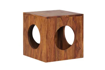 Sidebord Wohnling Massivt treverk kube lagringsplass landlig hus - Møbler - Bord - Avlastningsbord & sidobord - Lampebord & sidebord