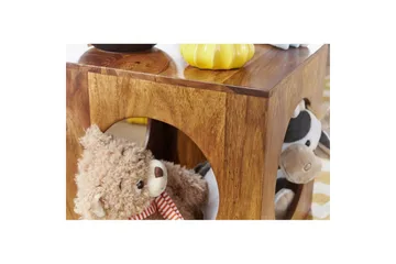 Sidebord Wohnling Massivt treverk kube lagringsplass landlig hus - Møbler - Bord - Avlastningsbord & sidobord - Brettbord og småbord