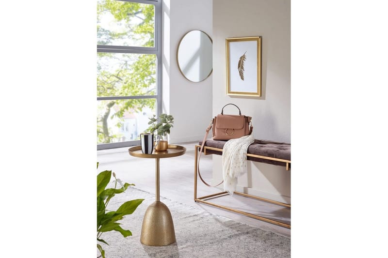 Sidebord Wohnling Metall Rund 33 cm Designbase Moderne - Møbler - Bord - Avlastningsbord & sidobord - Brettbord og småbord