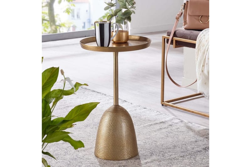 Sidebord Wohnling Metall Rund 33 cm Designbase Moderne - Møbler - Bord - Avlastningsbord & sidobord - Lampebord & sidebord