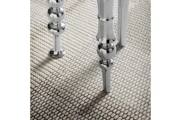 Sidebord Wohnling Metall Rund 44 cm med 3 Forskjellige Ben Moderne - Møbler - Bord - Avlastningsbord & sidobord - Brettbord og småbord