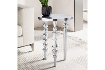 Sidebord Wohnling Metall Rund 44 cm med 3 Forskjellige Ben Moderne - Møbler - Bord - Avlastningsbord & sidobord - Lampebord & sidebord
