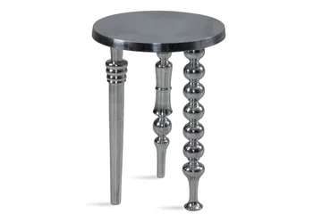 Sidebord Wohnling Metall Rund 44 cm med 3 Forskjellige Ben Moderne - Møbler - Bord - Avlastningsbord & sidobord - Brettbord og småbord