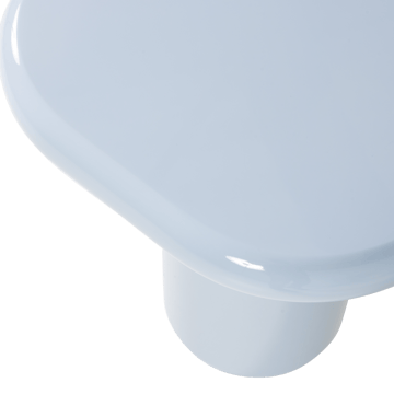 Sidebord Zava 50 cm - Lys blå - Møbler - Bord - Avlastningsbord & sidobord - Brettbord og småbord