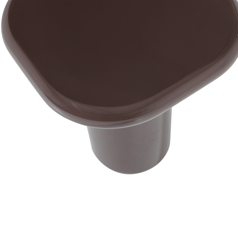 Sidebord Zava 50 cm - Mørk brun - Møbler - Bord - Avlastningsbord & sidobord - Lampebord & sidebord