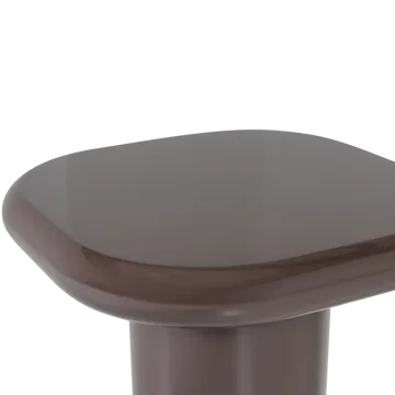 Sidebord Zava 50 cm - Mørk brun - Møbler - Bord - Avlastningsbord & sidobord - Lampebord & sidebord