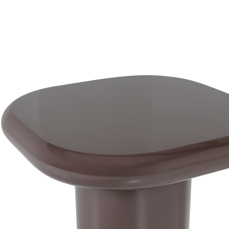 Sidebord Zava 50 cm - Mørkebrun - Møbler - Bord - Avlastningsbord & sidobord - Brettbord og småbord