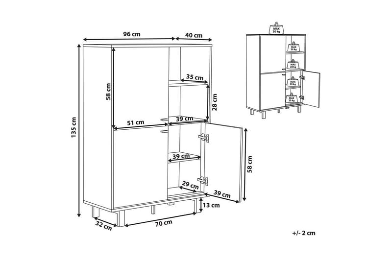 Sidebord Paramount - Møbler - Bord - Avlastningsbord & sidobord - Lampebord & sidebord