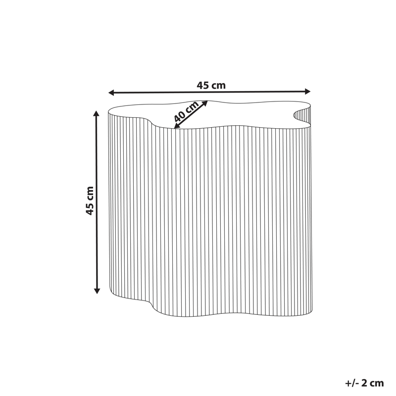 Sidebord Perry - Svart - Møbler - Bord - Avlastningsbord & sidobord - Brettbord og småbord