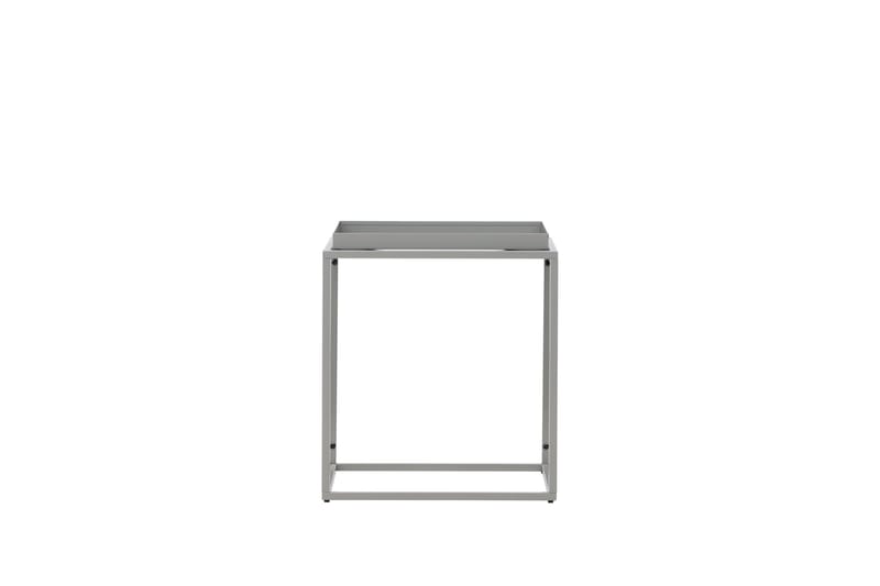 Sidebord Porto 45x45 cm Mørkgrå - Venture Home - Lampebord & sidebord - Brettbord og småbord