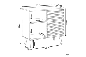 Sidebord Perth - Møbler - Bord - Avlastningsbord & sidobord - Lampebord & sidebord