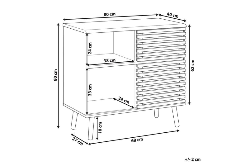 Sidebord Perth - Møbler - Bord - Avlastningsbord & sidobord - Lampebord & sidebord