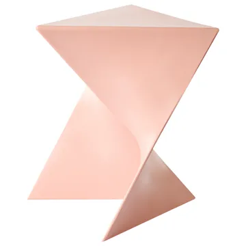 Sidebord Pecos 40x40 cm - Pastellrosa - Møbler - Bord - Avlastningsbord & sidobord - Brettbord og småbord