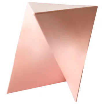 Sidebord Pecos 40x40 cm - Pastellrosa - Møbler - Bord - Avlastningsbord & sidobord - Brettbord og småbord